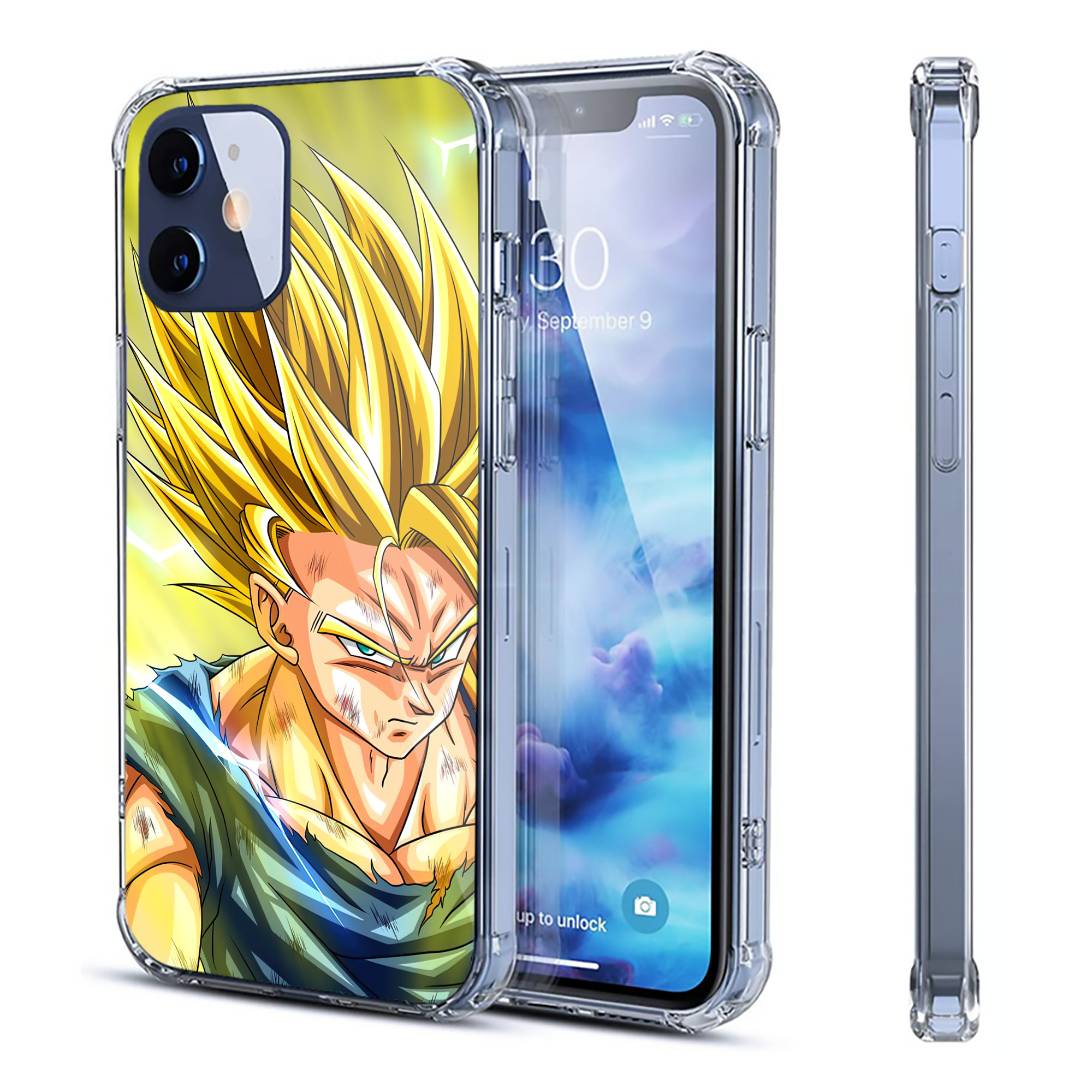 （画像用） ドラゴンボール DRAGON BALL 【iPhone 12シリーズ対応】透明スマホケース（クリアソフトケース）